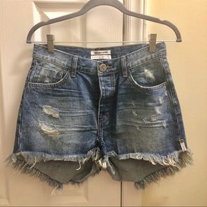 One Teaspoon High Waist Bonita Shorts